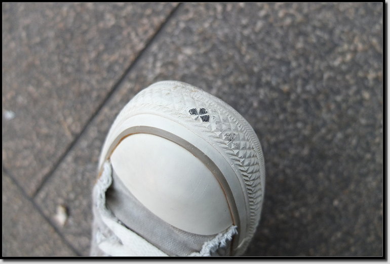 Ein "Kleeblatt" am Schuh 