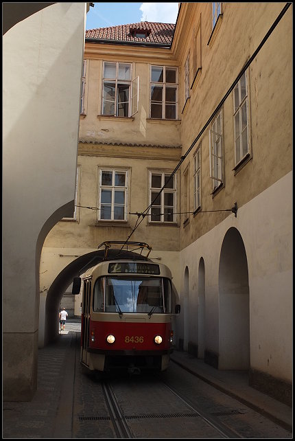  Straenbahn in Prag   