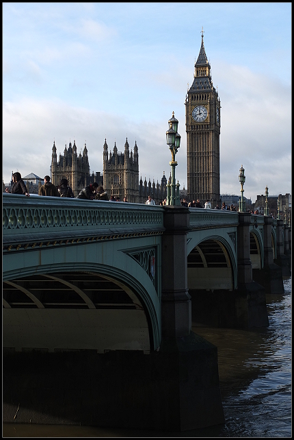 Westminster Bridge und Palace of Westminster 