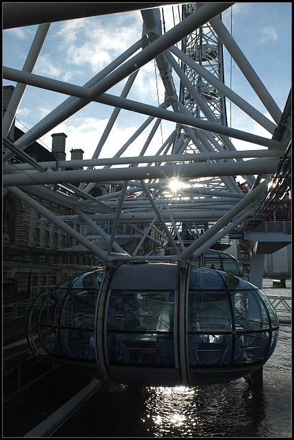 Gondel am London Eye