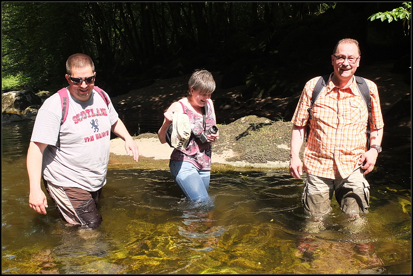 Flussbettwanderung Murg