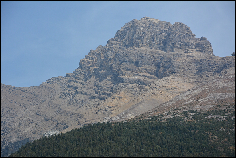 Berge am Icefields Parkway