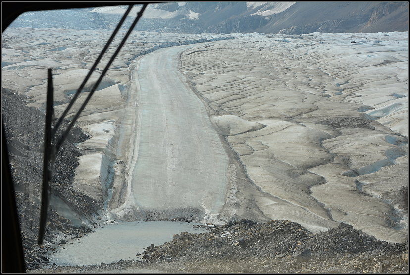 Gleich geht es auf den Athabasca-Gletscher 