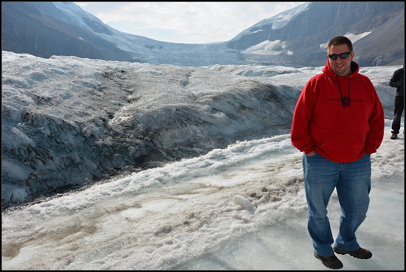 Auf dem Athabasca-Gletscher 