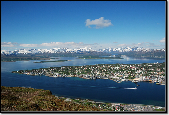 Blick auf Troms 