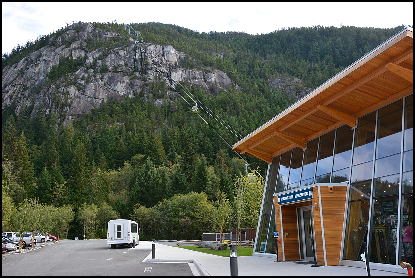 Talstation der Sea-to-Sky-Gondola