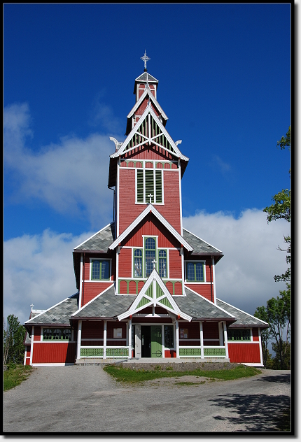 Holzkirche in Gravdal Holzkirche in Gravdal