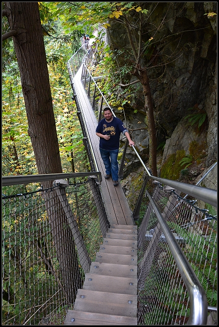 Cliffwalk im Suspension Bridge Park Cliffwalk im Suspension Bridge Park