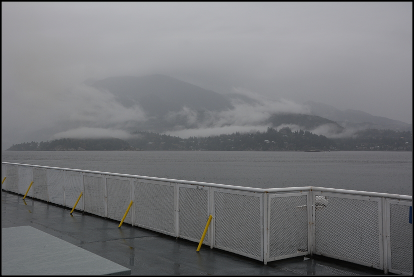 Vancouver im Nebel