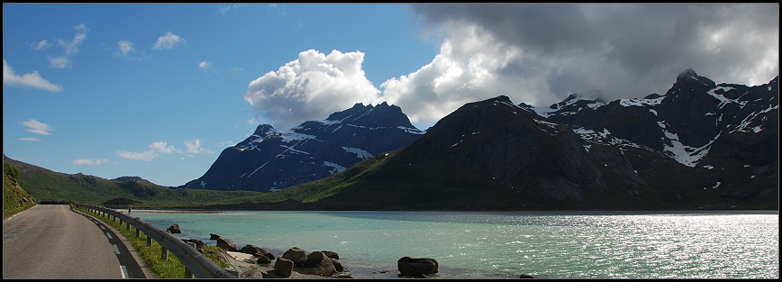 Auf dem Weg nach Nusfjord