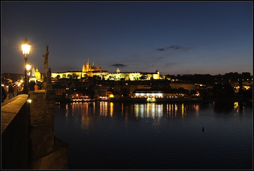 Karlsbrcke, Blick Richtung Kleinseite 