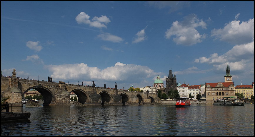 Blick auf die Karlsbrcke 