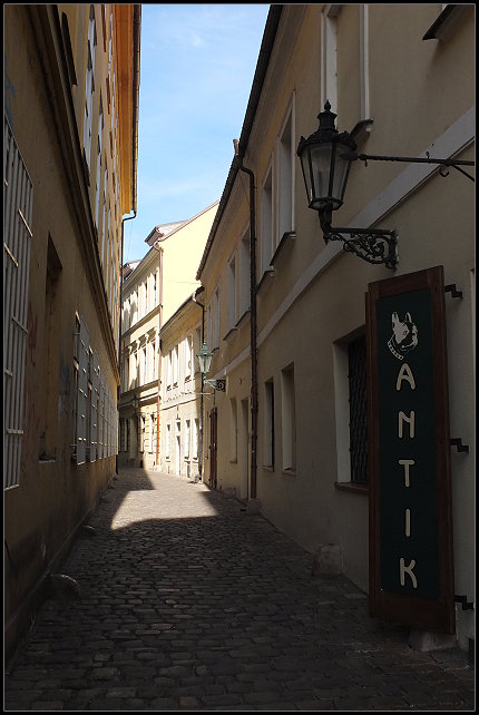 Kleine Gasse in der Altstadt Kleine Gasse in der Altstadt