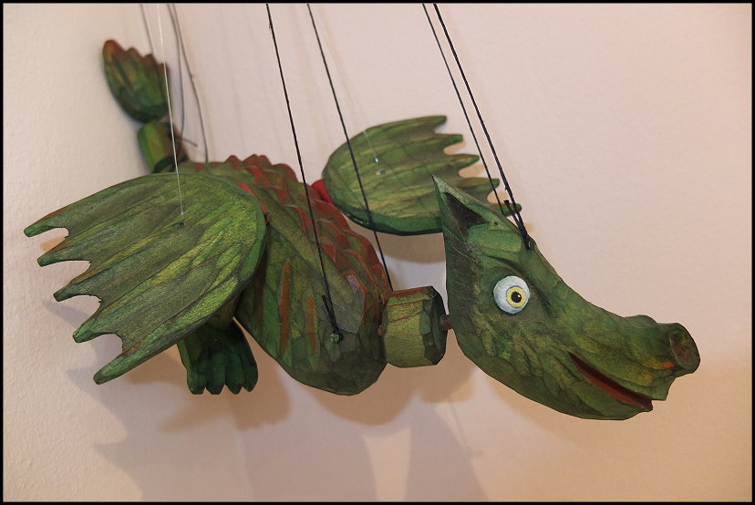 Der kleine grne Drache  