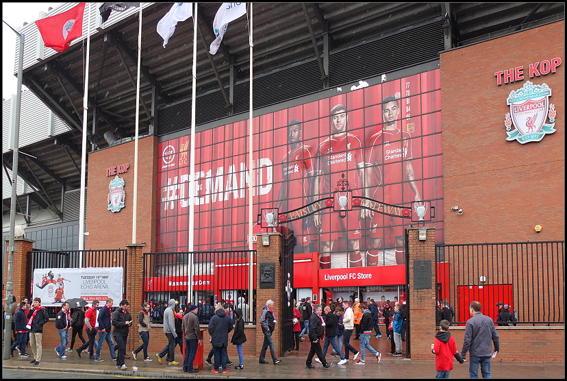 The Kop Anfield Road Liverpool
