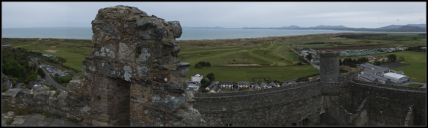 Ausblick vom Harlech Castle 