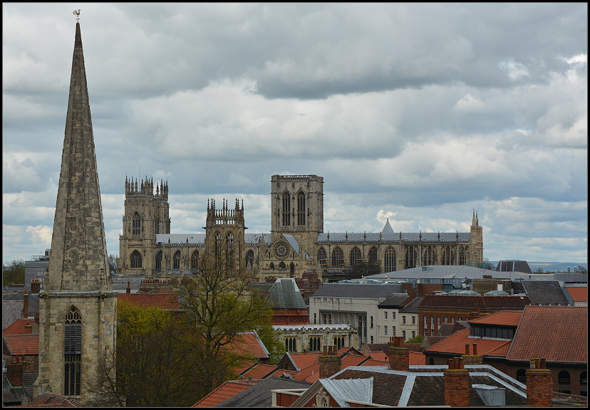 Blick vom Cliffords Tower Richtung Minster