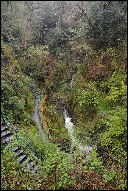 Devils Bridge Treppen nach unten