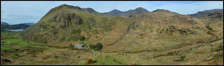 Aussichtspunkt oberhalb des Llyn Gwynant